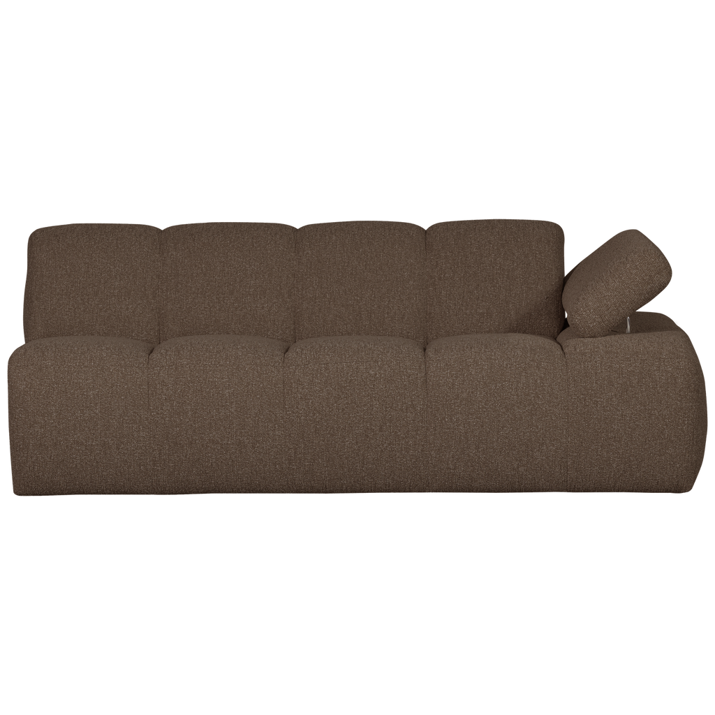 MOJO 2-SEATER ELEMENT ARM RIGHT BOUCLE BROWN MELANGE