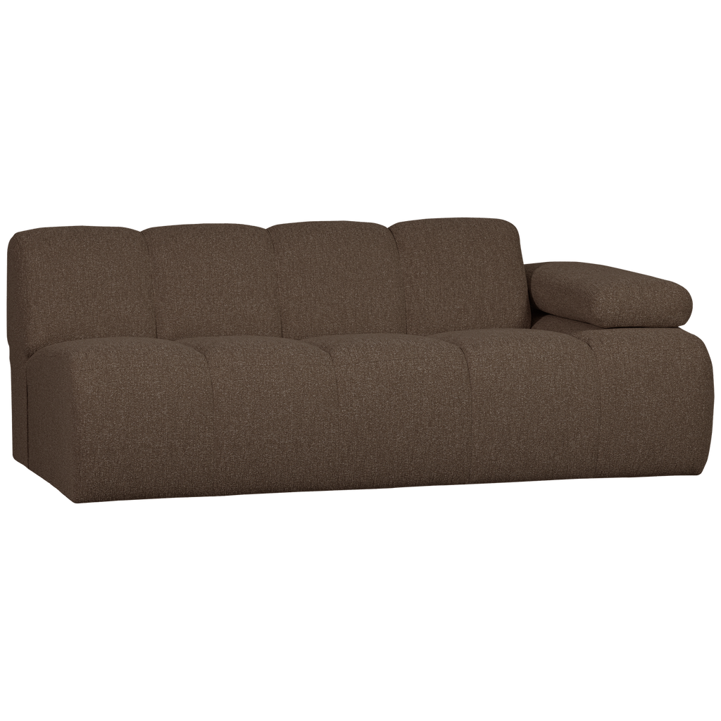MOJO 2-SEATER ELEMENT ARM RIGHT BOUCLE BROWN MELANGE