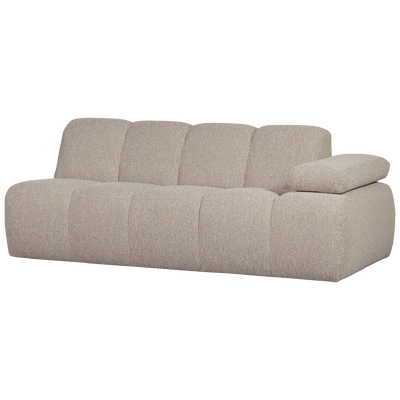 MOJO 2-SEATER ELEMENT ARM RIGHT BOUCLE BEIGE MELANGE