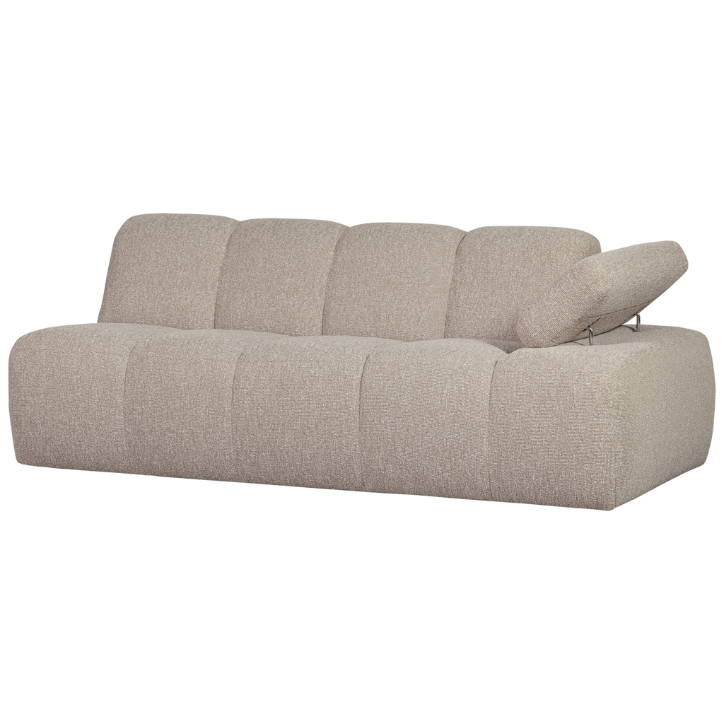MOJO 2-SEATER ELEMENT ARM RIGHT BOUCLE BEIGE MELANGE