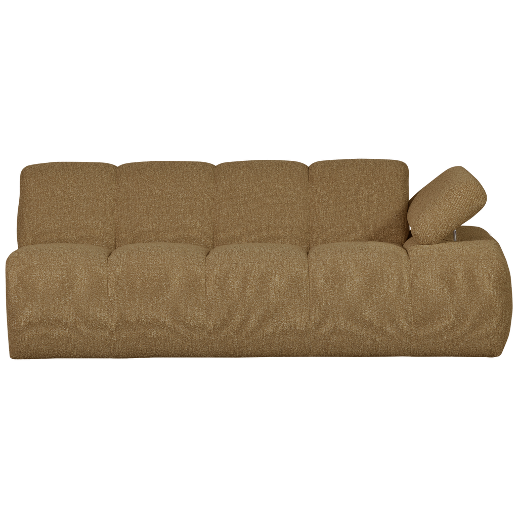 MOJO 2-SEATER ELEMENT ARM RIGHT BOUCLE YELLOW/BROWN MELANGE
