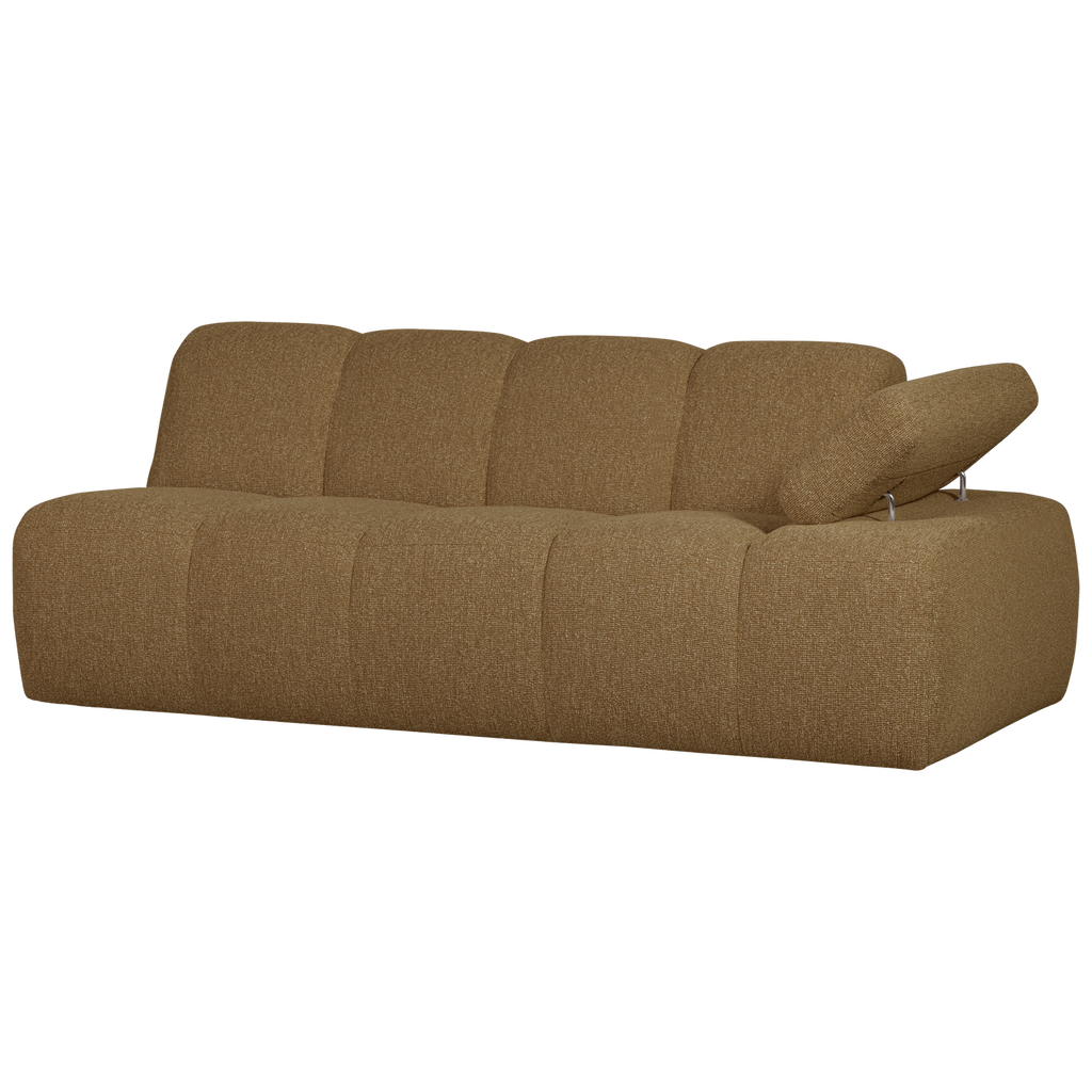 MOJO 2-SEATER ELEMENT ARM RIGHT BOUCLE YELLOW/BROWN MELANGE
