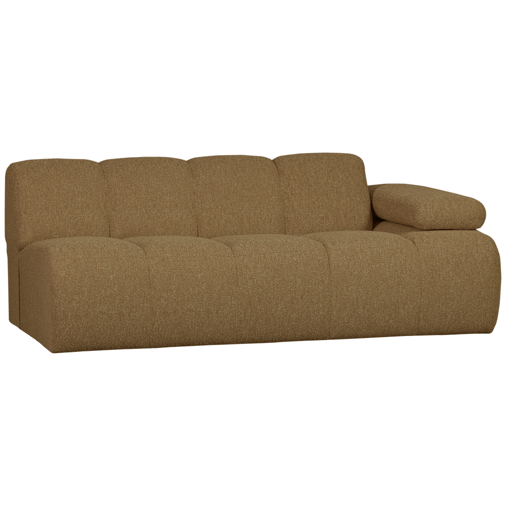 MOJO 2-SEATER ELEMENT ARM RIGHT BOUCLE YELLOW/BROWN MELANGE