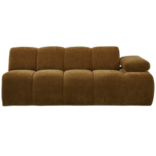 Laden Sie das Bild in den Galerie-Viewer, MOJO 2-SEATER ELEMENT ARM RIGHT RIB FABRIC HONEY YELLOW
