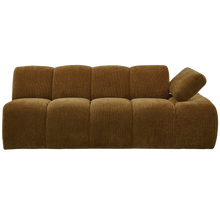 Laden Sie das Bild in den Galerie-Viewer, MOJO 2-SEATER ELEMENT ARM RIGHT RIB FABRIC HONEY YELLOW
