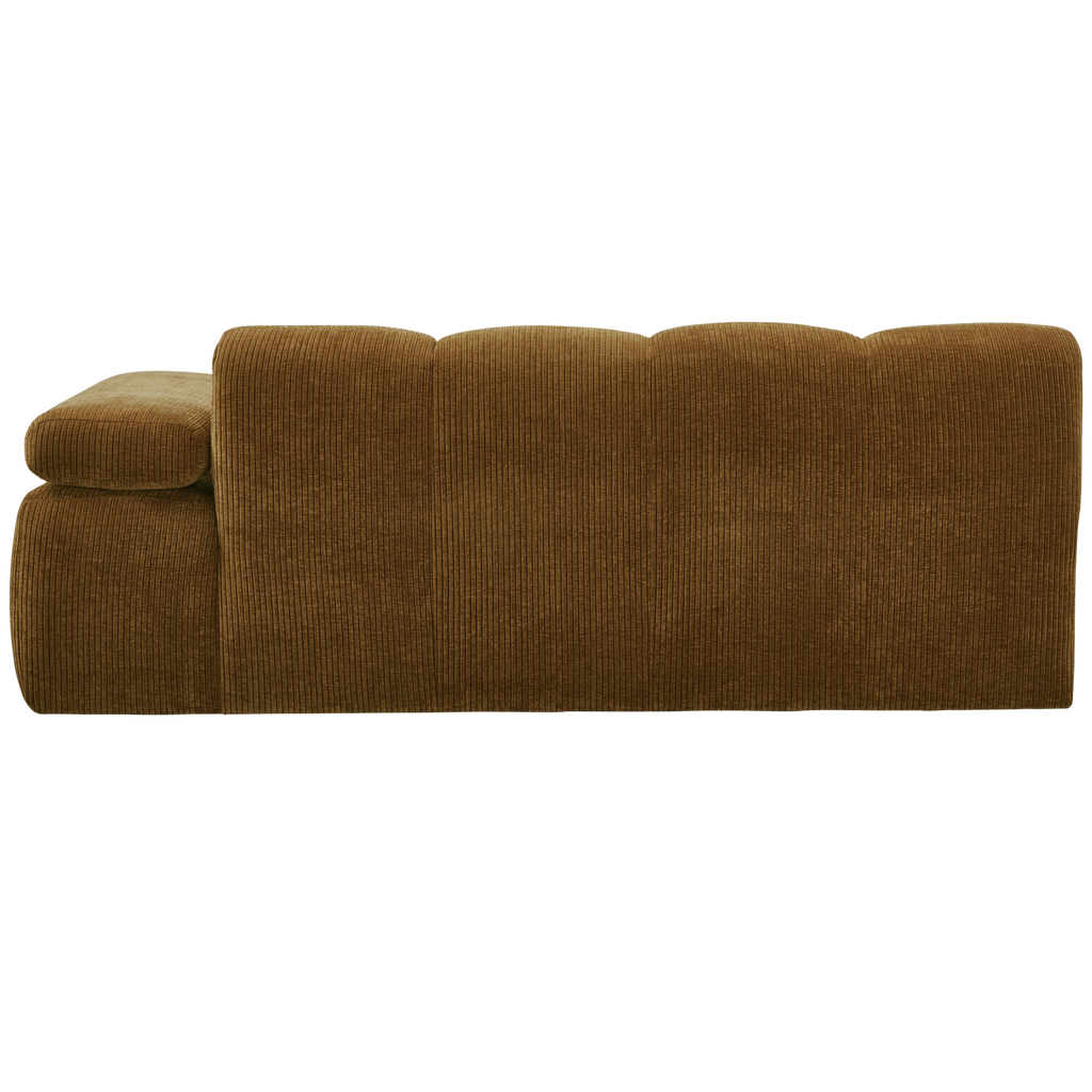 MOJO 2-SEATER ELEMENT ARM RIGHT RIB FABRIC HONEY YELLOW