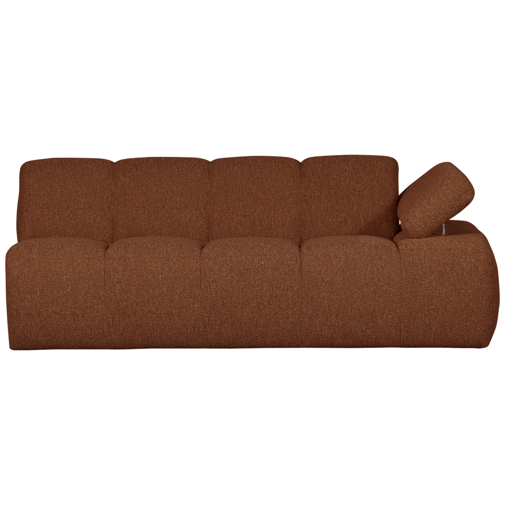 MOJO 2-SEATER ELEMENT ARM RIGHT BOUCLE RUST BROWN MELANGE