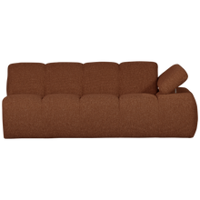 Carica l'immagine nel visualizzatore di Gallery, MOJO 2-SEATER ELEMENT ARM RIGHT BOUCLE RUST BROWN MELANGE