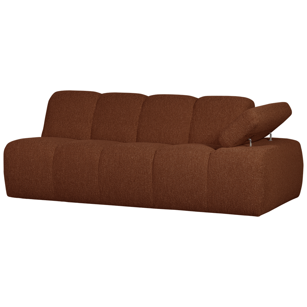 MOJO 2-SEATER ELEMENT ARM RIGHT BOUCLE RUST BROWN MELANGE