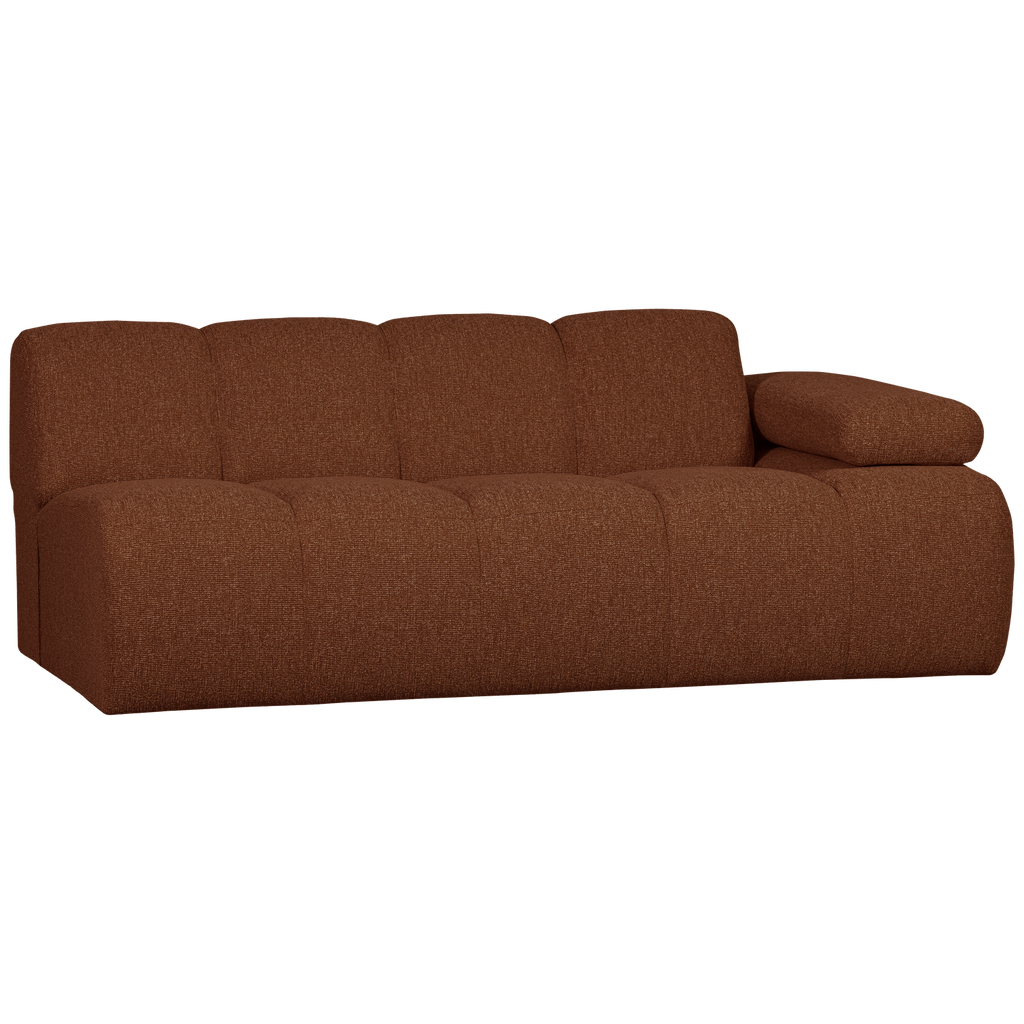 MOJO 2-SEATER ELEMENT ARM RIGHT BOUCLE RUST BROWN MELANGE