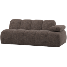 Laden Sie das Bild in den Galerie-Viewer, MOJO 2-SEATER ELEMENT ARM RIGHT WOOLLY FABRIC BROWN