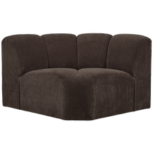 Laden Sie das Bild in den Galerie-Viewer, MOJO CORNER ELEMENT RIB FABRIC BROWN