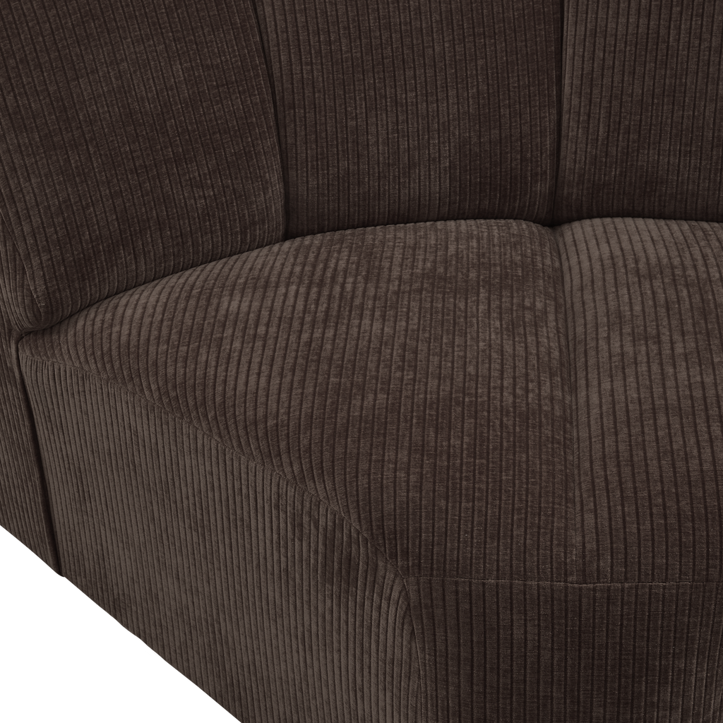 MOJO CORNER ELEMENT RIB FABRIC BROWN