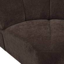Laden Sie das Bild in den Galerie-Viewer, MOJO CORNER ELEMENT RIB FABRIC BROWN