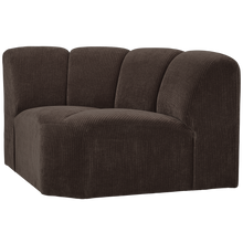 Laden Sie das Bild in den Galerie-Viewer, MOJO CORNER ELEMENT RIB FABRIC BROWN