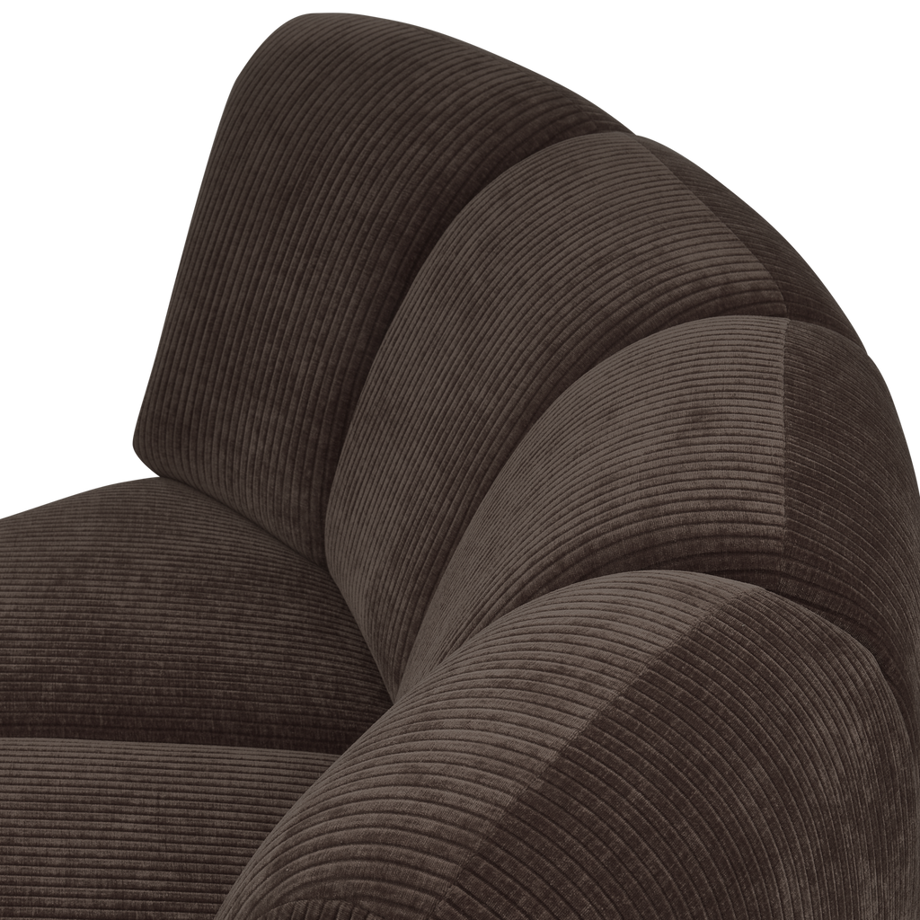 MOJO CORNER ELEMENT RIB FABRIC BROWN