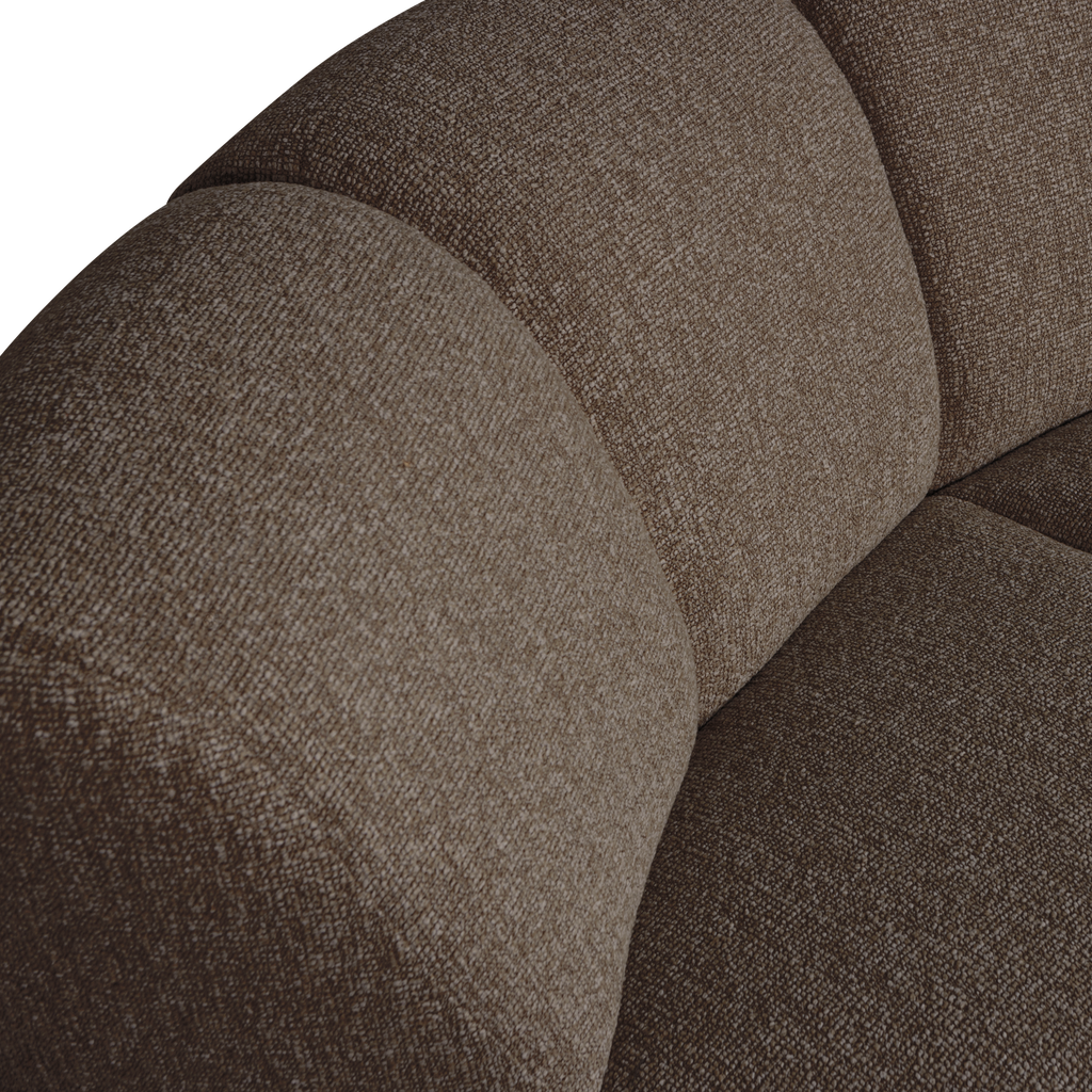 MOJO CORNER ELEMENT BOUCLE BROWN MELANGE