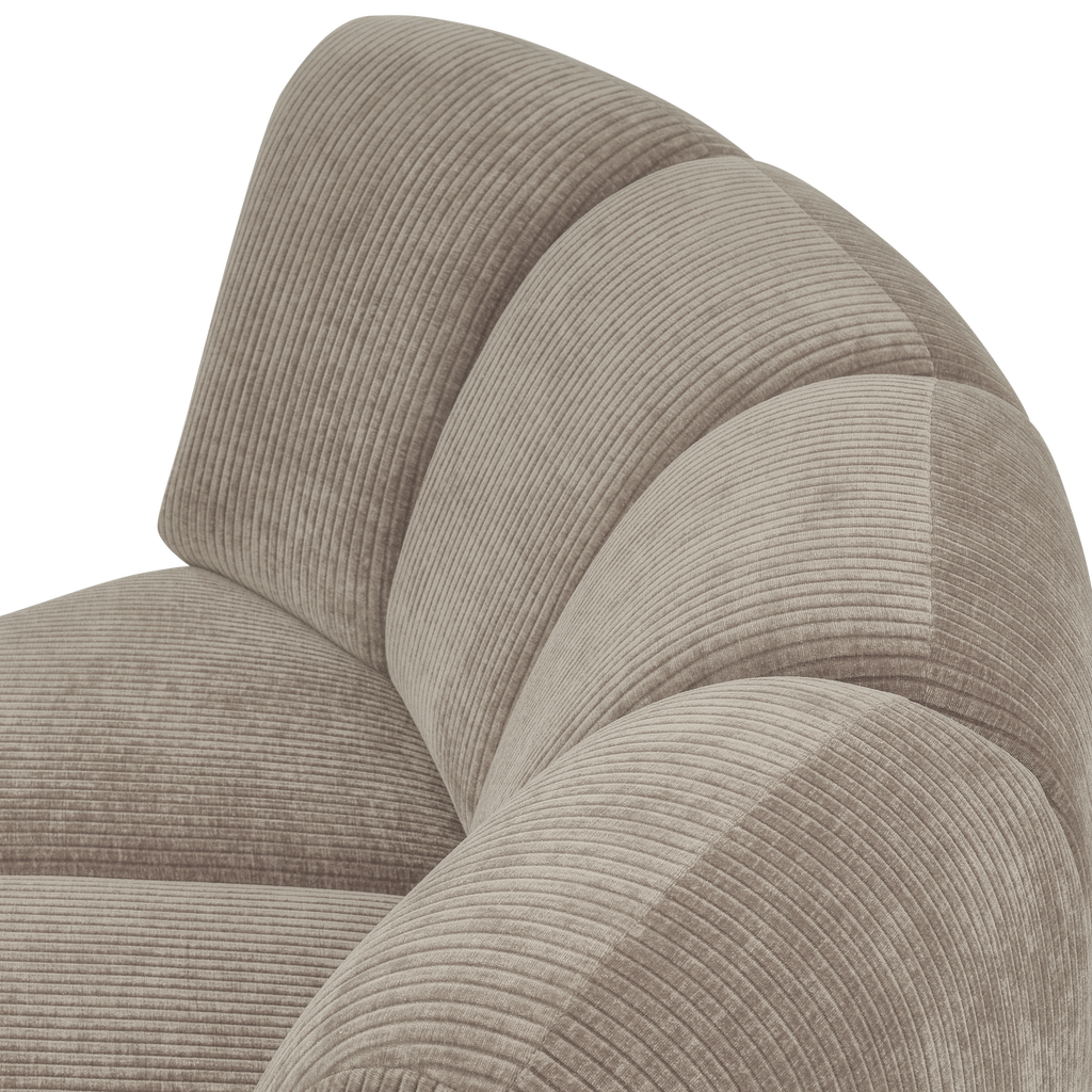 MOJO CORNER ELEMENT RIB FABRIC DARK SAND