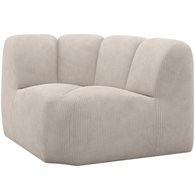 MOJO CORNER ELEMENT RIB FABRIC ECRU