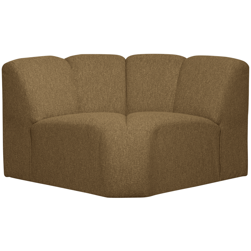 MOJO CORNER ELEMENT BOUCLE YELLOW/BROWN MELANGE