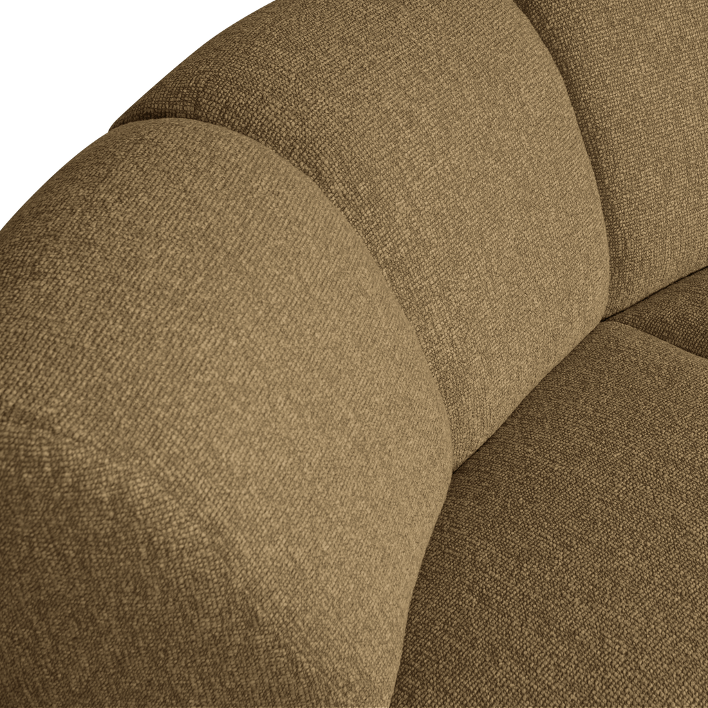MOJO CORNER ELEMENT BOUCLE YELLOW/BROWN MELANGE