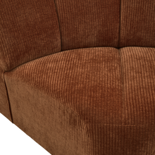 Laden Sie das Bild in den Galerie-Viewer, MOJO CORNER ELEMENT RIB FABRIC RUST BROWN