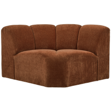 Laden Sie das Bild in den Galerie-Viewer, MOJO CORNER ELEMENT RIB FABRIC RUST BROWN