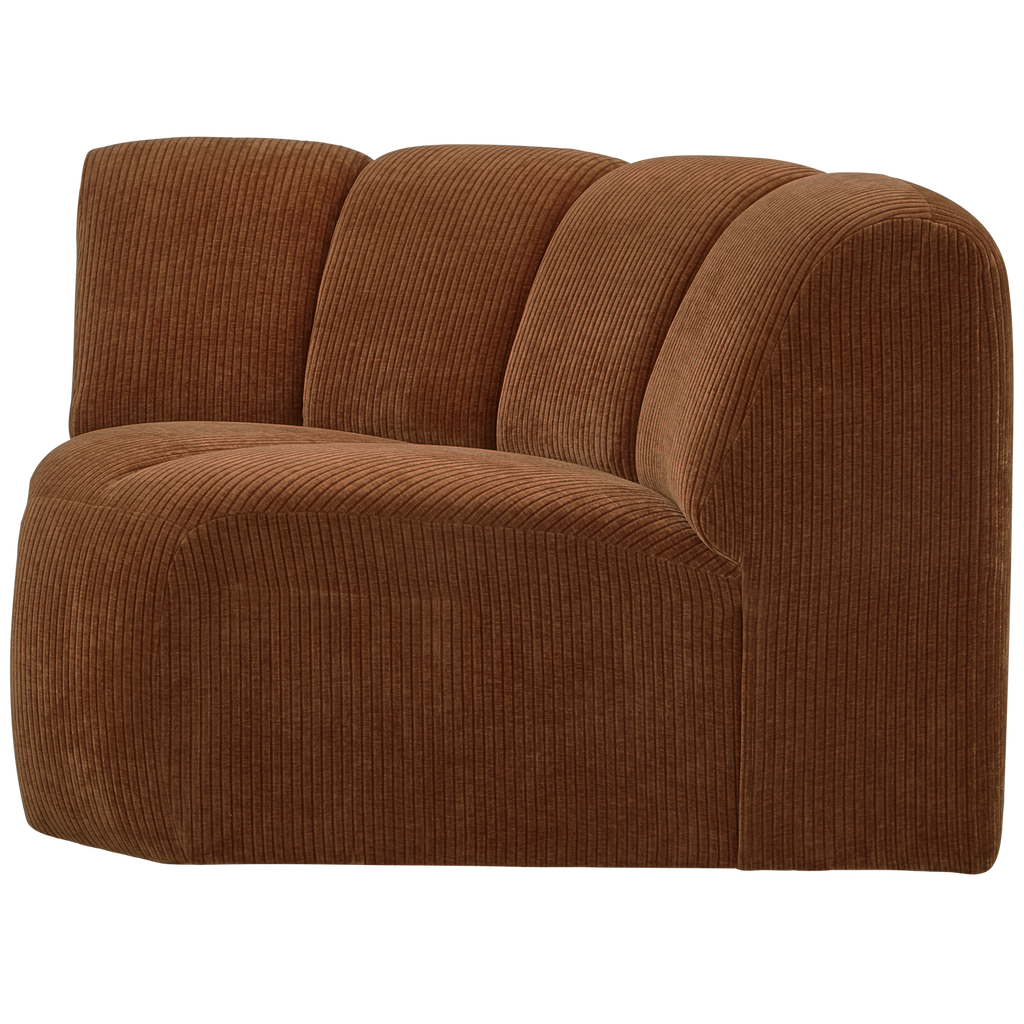 MOJO CORNER ELEMENT RIB FABRIC RUST BROWN
