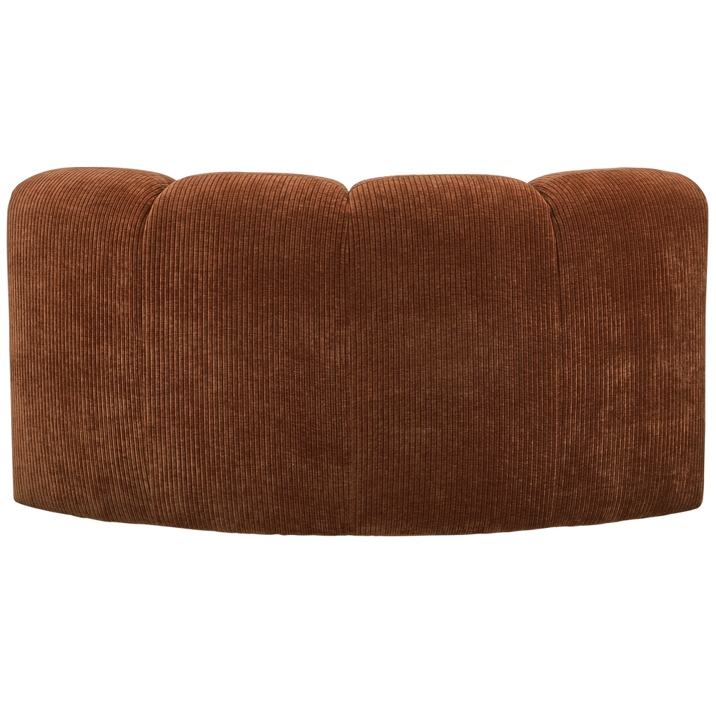 MOJO CORNER ELEMENT RIB FABRIC RUST BROWN