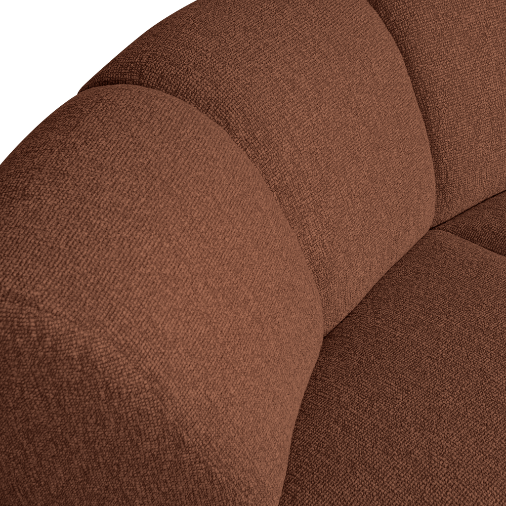 MOJO CORNER ELEMENT BOUCLE RUST BROWN MELANGE