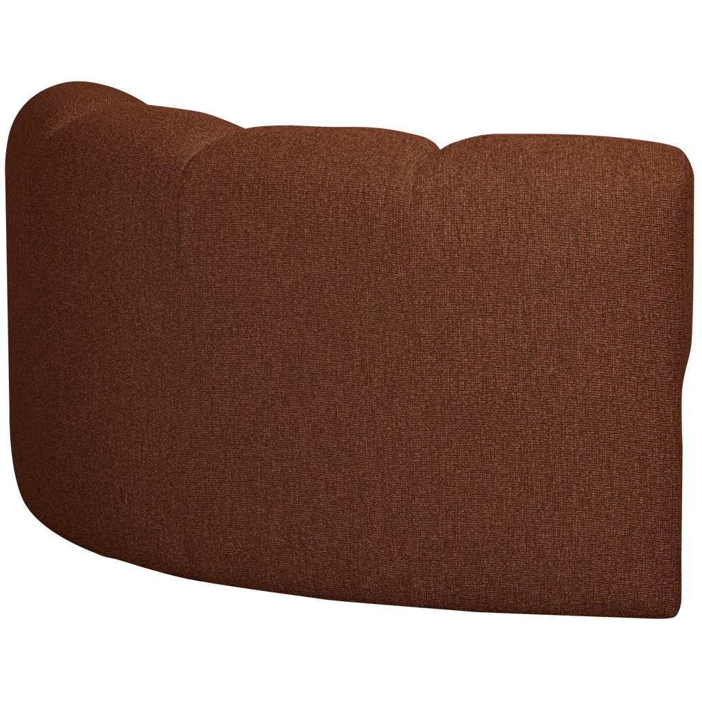 MOJO CORNER ELEMENT BOUCLE RUST BROWN MELANGE