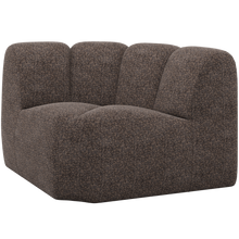 Laden Sie das Bild in den Galerie-Viewer, MOJO CORNER ELEMENT WOOLLY FABRIC BROWN