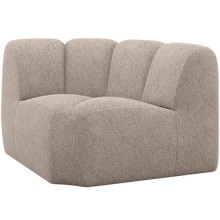 Laden Sie das Bild in den Galerie-Viewer, MOJO CORNER ELEMENT WOOLLY FABRIC DARK SAND