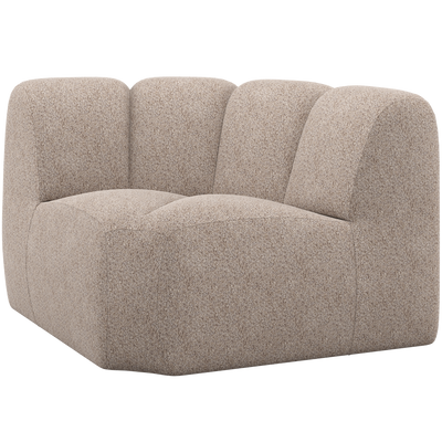 MOJO CORNER ELEMENT WOOLLY FABRIC DARK SAND