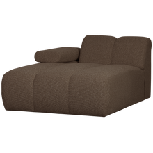 Laden Sie das Bild in den Galerie-Viewer, MOJO CHAISE LONGUE ELEMENT LEFT BOUCLE BROWN MELANGE