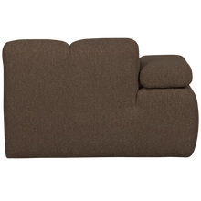 Laden Sie das Bild in den Galerie-Viewer, MOJO CHAISE LONGUE ELEMENT LEFT BOUCLE BROWN MELANGE