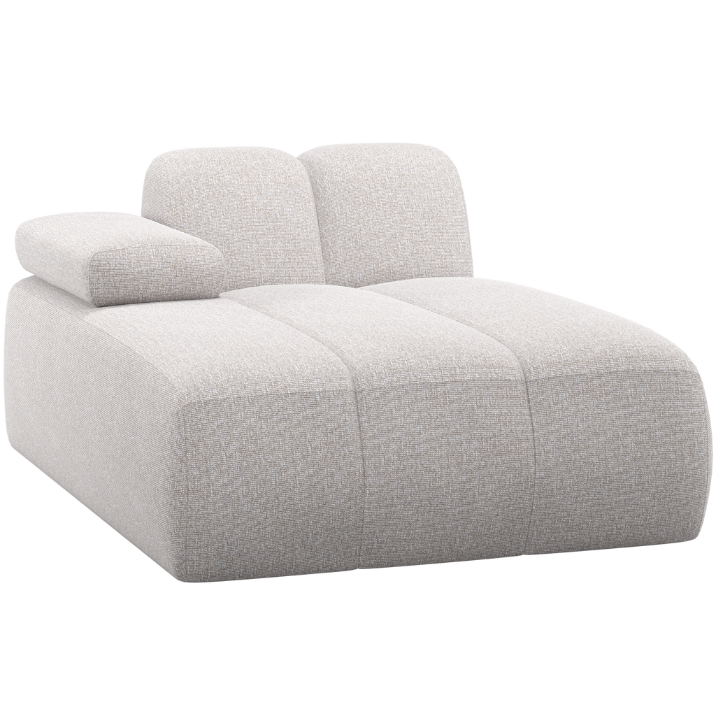 MOJO CHAISE LONGUE ELEMENT LEFT BOUCLE ECRU MELANGE