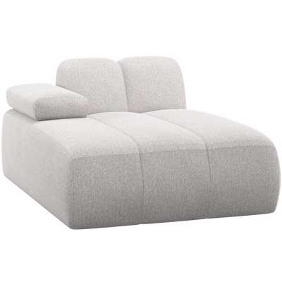 MOJO CHAISE LONGUE ELEMENT LEFT BOUCLE ECRU MELANGE