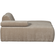 Laden Sie das Bild in den Galerie-Viewer, MOJO CHAISE LONGUE ELEMENT LEFT RIB FABRIC DARK SAND