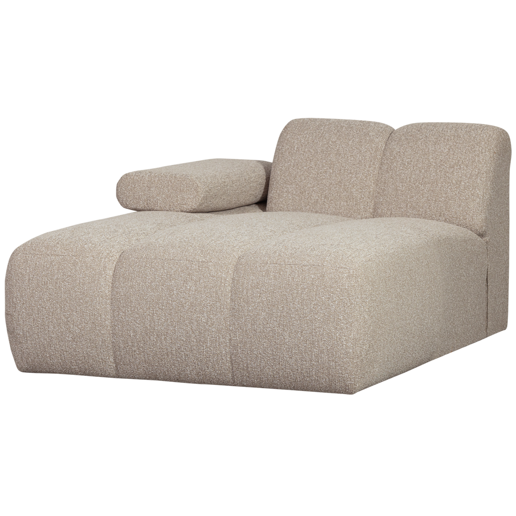 MOJO CHAISE LONGUE ELEMENT LEFT BOUCLE BEIGE MELANGE