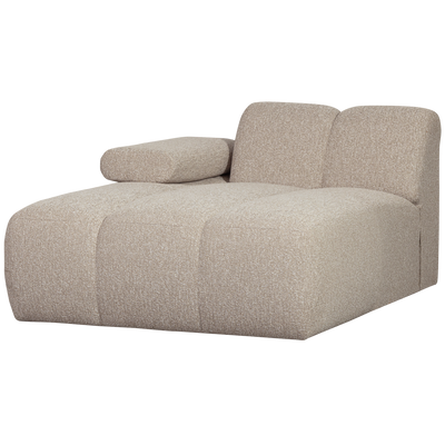 MOJO CHAISE LONGUE ELEMENT LEFT BOUCLE BEIGE MELANGE