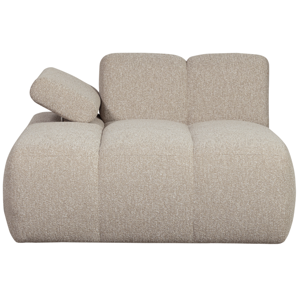 MOJO CHAISE LONGUE ELEMENT LEFT BOUCLE BEIGE MELANGE