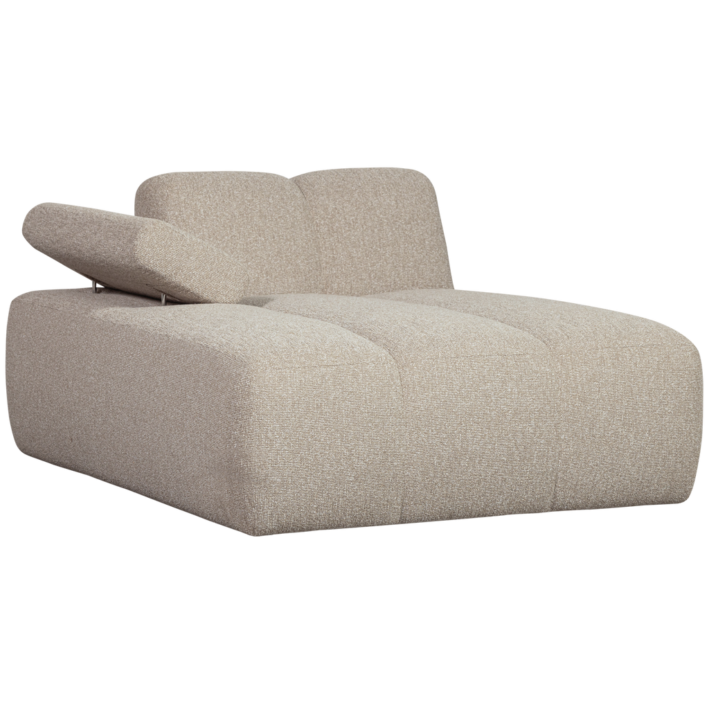 MOJO CHAISE LONGUE ELEMENT LEFT BOUCLE BEIGE MELANGE