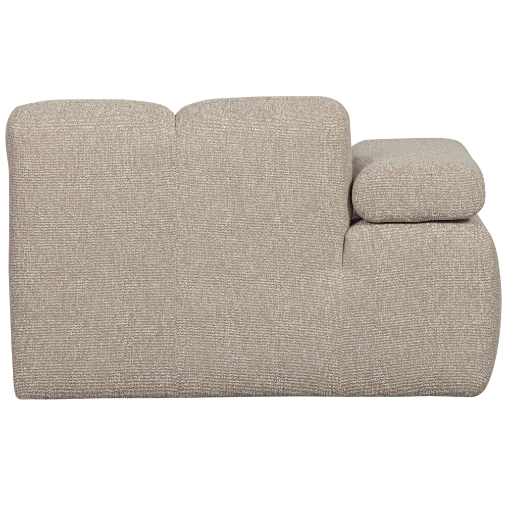 MOJO CHAISE LONGUE ELEMENT LEFT BOUCLE BEIGE MELANGE