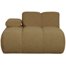 Laden Sie das Bild in den Galerie-Viewer, MOJO CHAISE LONGUE ELEMENT LEFT BOUCLE YELLOW/BROWN MELANGE