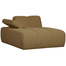 Laden Sie das Bild in den Galerie-Viewer, MOJO CHAISE LONGUE ELEMENT LEFT BOUCLE YELLOW/BROWN MELANGE