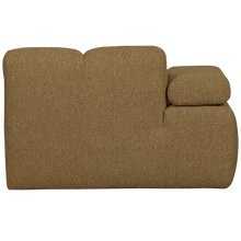 Laden Sie das Bild in den Galerie-Viewer, MOJO CHAISE LONGUE ELEMENT LEFT BOUCLE YELLOW/BROWN MELANGE