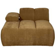 Laden Sie das Bild in den Galerie-Viewer, MOJO CHAISE LONGUE ELEMENT LEFT RIB FABRIC HONEY YELLO