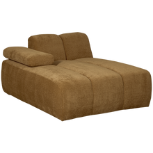 Laden Sie das Bild in den Galerie-Viewer, MOJO CHAISE LONGUE ELEMENT LEFT RIB FABRIC HONEY YELLO