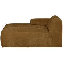 Laden Sie das Bild in den Galerie-Viewer, MOJO CHAISE LONGUE ELEMENT LEFT RIB FABRIC HONEY YELLO